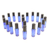 20 Pieces 5ml Essential Oil Roller Bottles Glass Perfume Bottles Blue