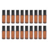 20 Pieces 5ml Essential Oil Roller Bottles Glass Perfume Bottles Dark Brown