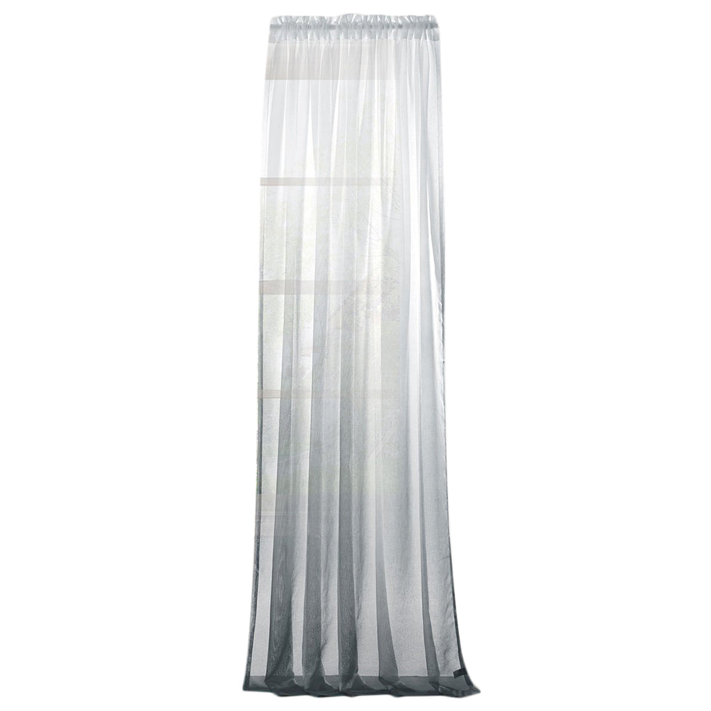 Window Valance Drape Gradient Color Sheer Voile Curtain Panel 100x160cm