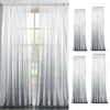 Window Valance Drape Gradient Color Sheer Voile Curtain Panel 100x160cm