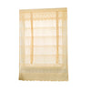 Tie-Up Shade Lace Voile Curtain Cafe Net Curtains for Kitchen Yellow_S