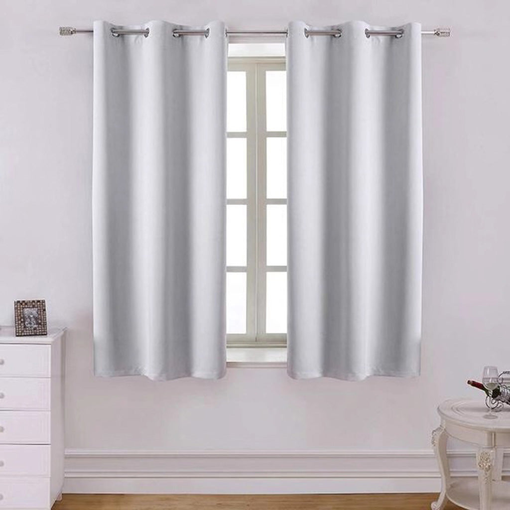 Blackout Window Curtains for Living Room Bedroom Decor 107x160cm
