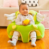 Cartoon Baby Toddler Learn to Sit Fold Sofa Chairs Armchair Cover Green