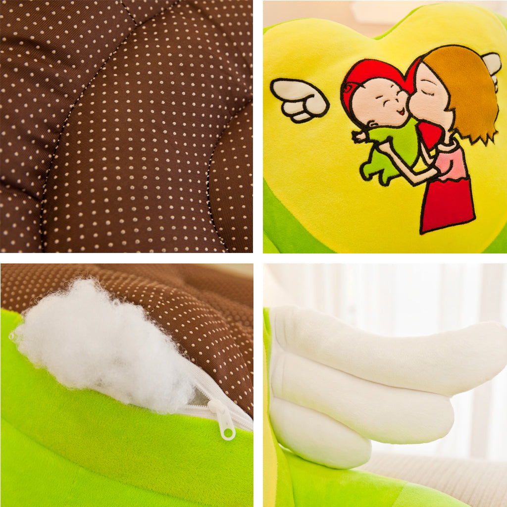 Cartoon Baby Toddler Learn to Sit Fold Sofa Chairs Armchair Cover Green