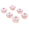 6 Pieces Simulation Cup Cake Model PU Early Childhood Education Prop Red