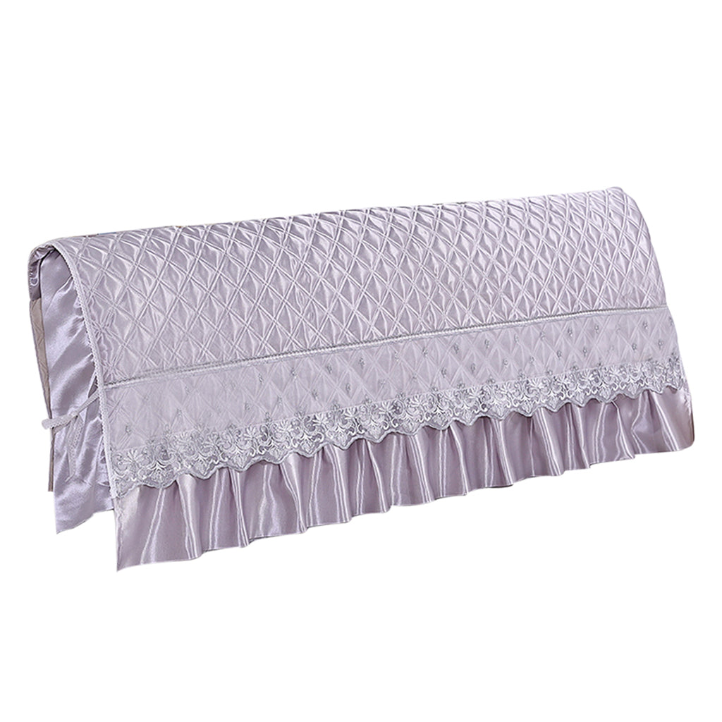 Stretchable Bedroom Bed Headboard Cover Protector Slipcover Purple 180cm