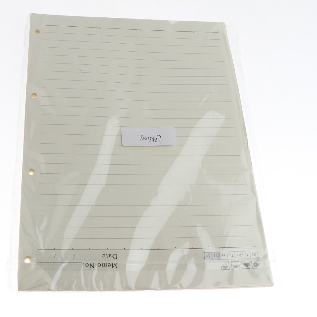 80 Sheets Refillable Lined Paper Inserts for Notebook Binder A4 Size 4 Holes