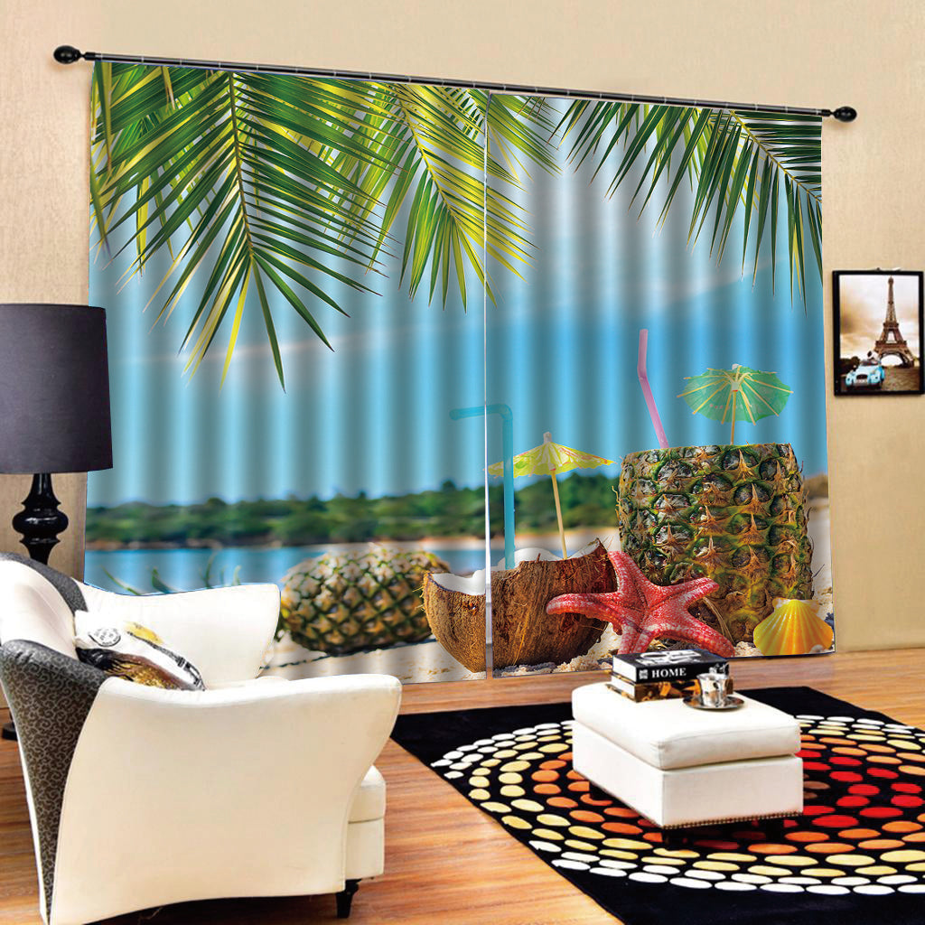 Blackout Curtains, 3D Print Curtain Living Room Bedroom Drapes Style_13