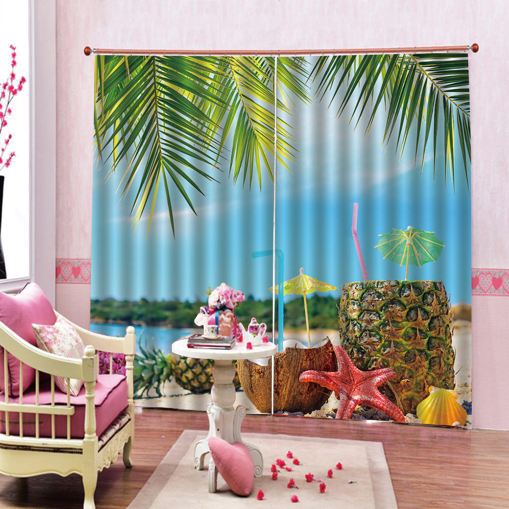 Blackout Curtains, 3D Print Curtain Living Room Bedroom Drapes Style_13