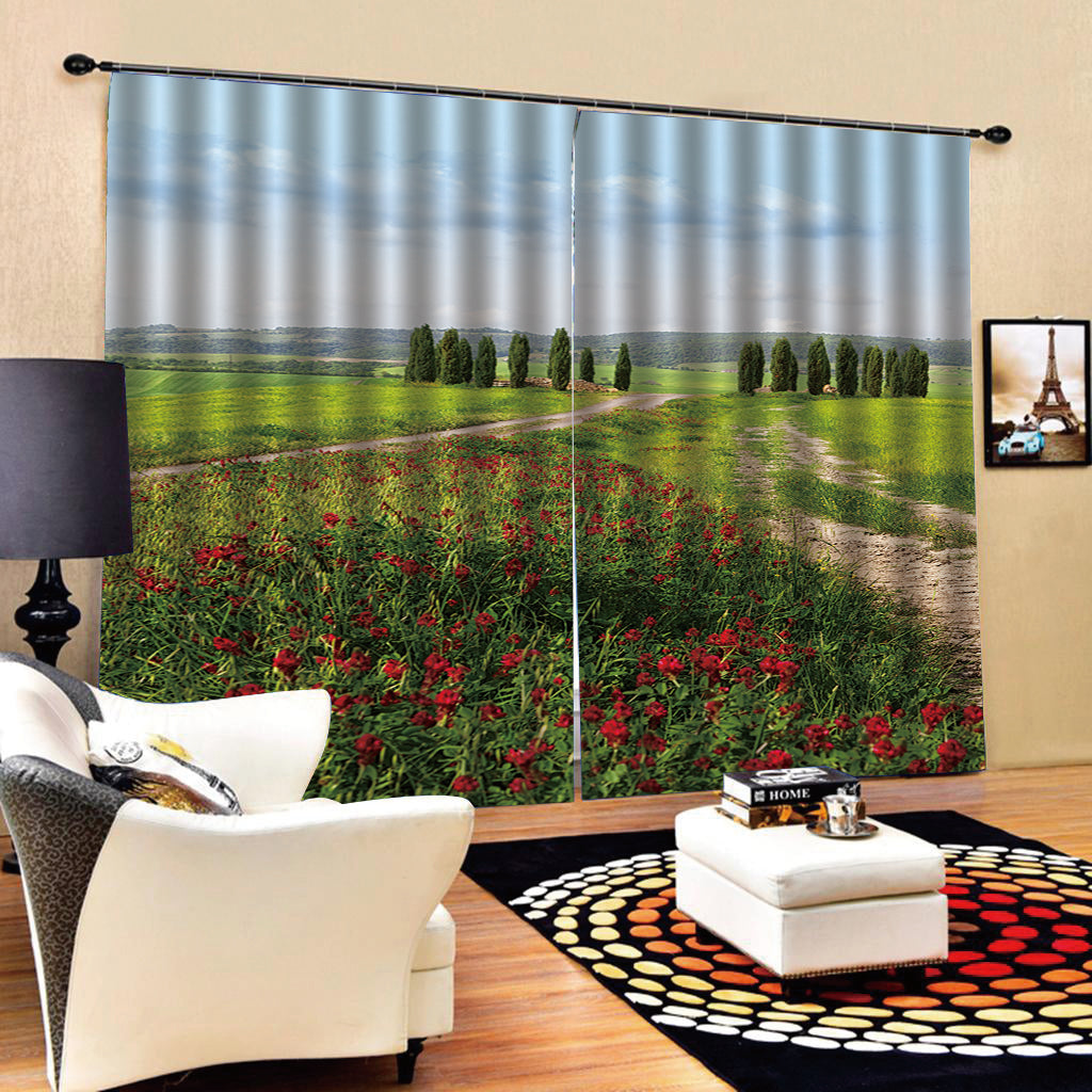 Blackout Curtains, 3D Print Curtain Living Room Bedroom Drapes Style_11