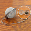 10 Pieces Stainless Steel Mesh Tea Ball Tea Strainer Filter with Chain 4.5cm