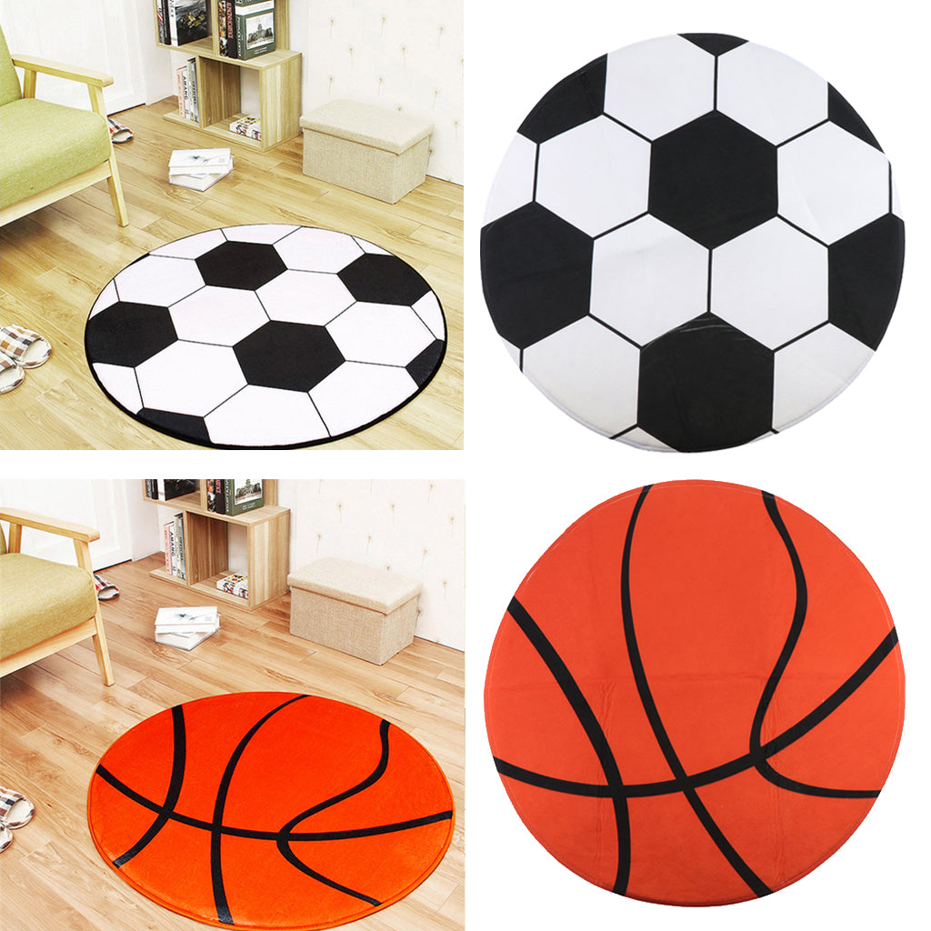 Floor Dirt Trapper Mats Entrance Rug Shoes Scraper Carpet Basketball Shape