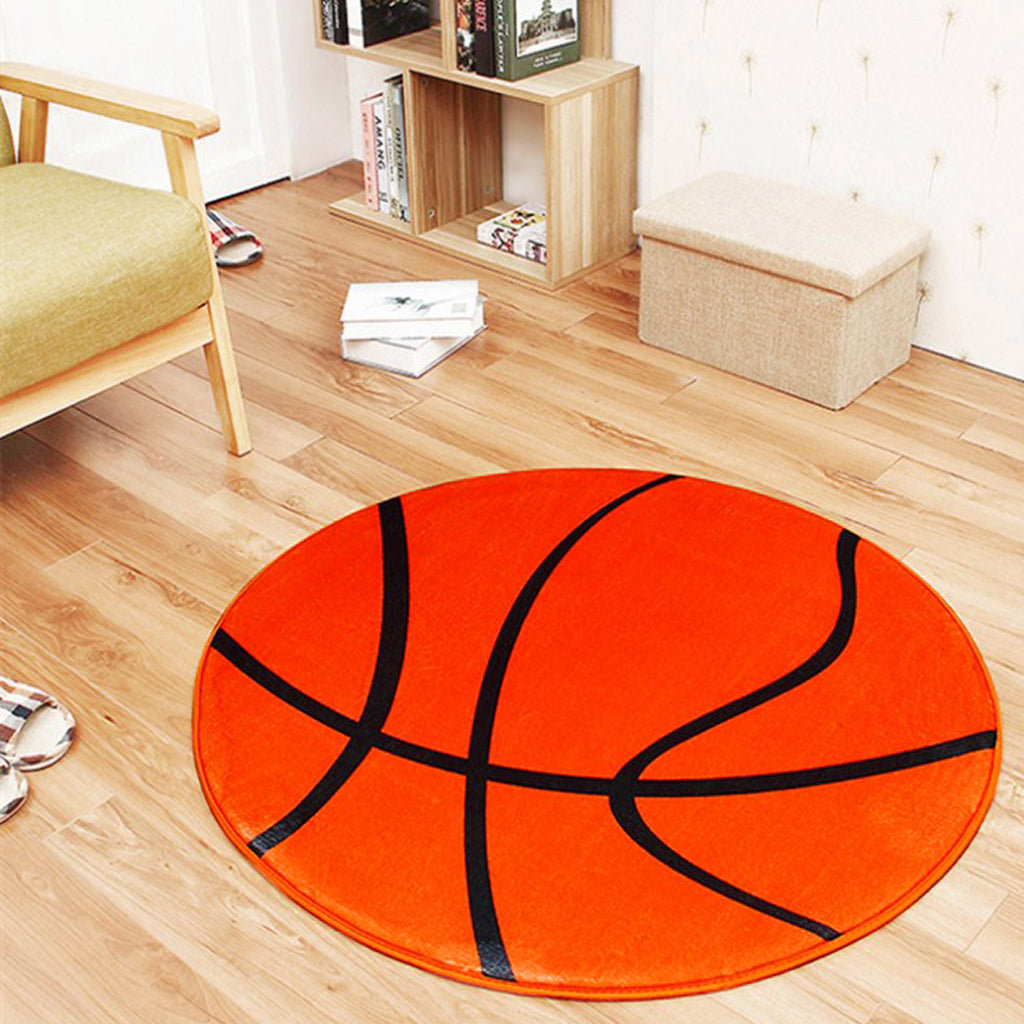 Floor Dirt Trapper Mats Entrance Rug Shoes Scraper Carpet Basketball Shape