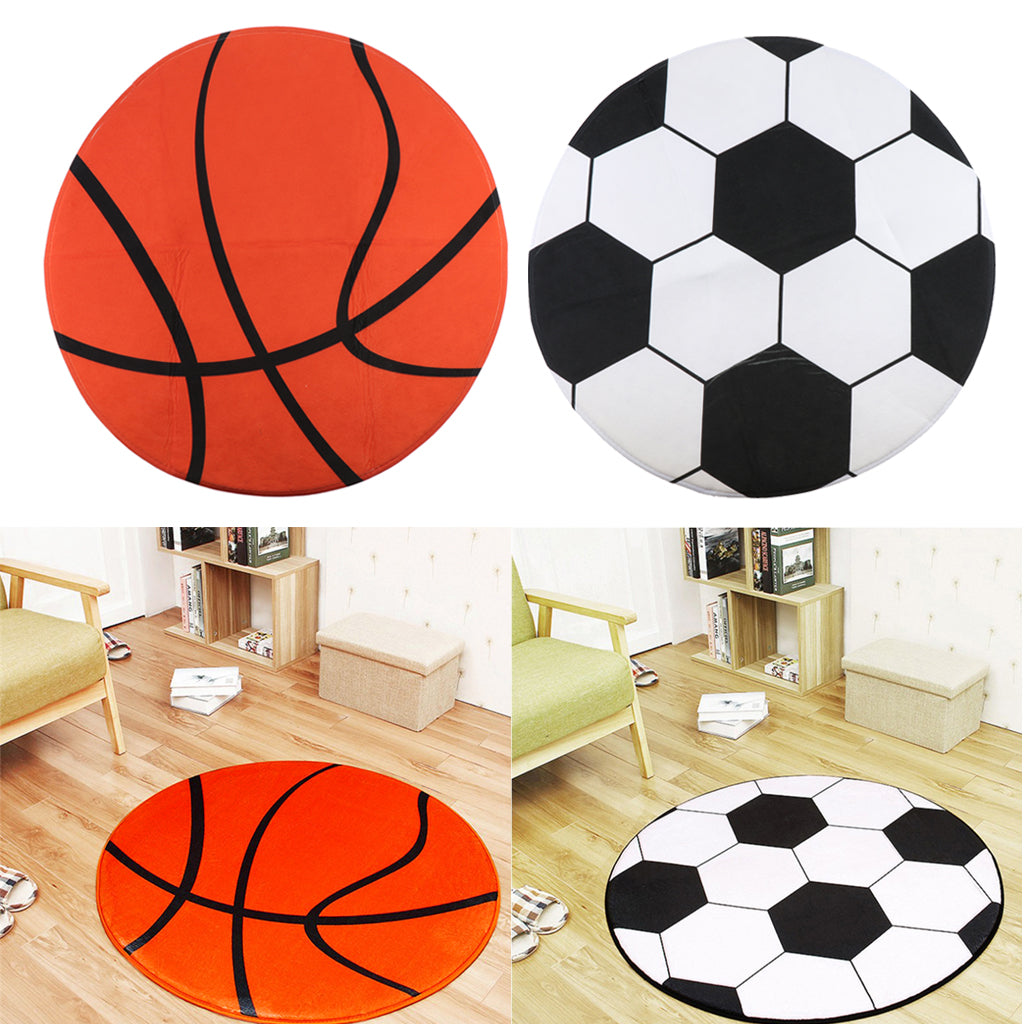 Floor Dirt Trapper Mats Entrance Rug Shoes Scraper Carpet Basketball Shape