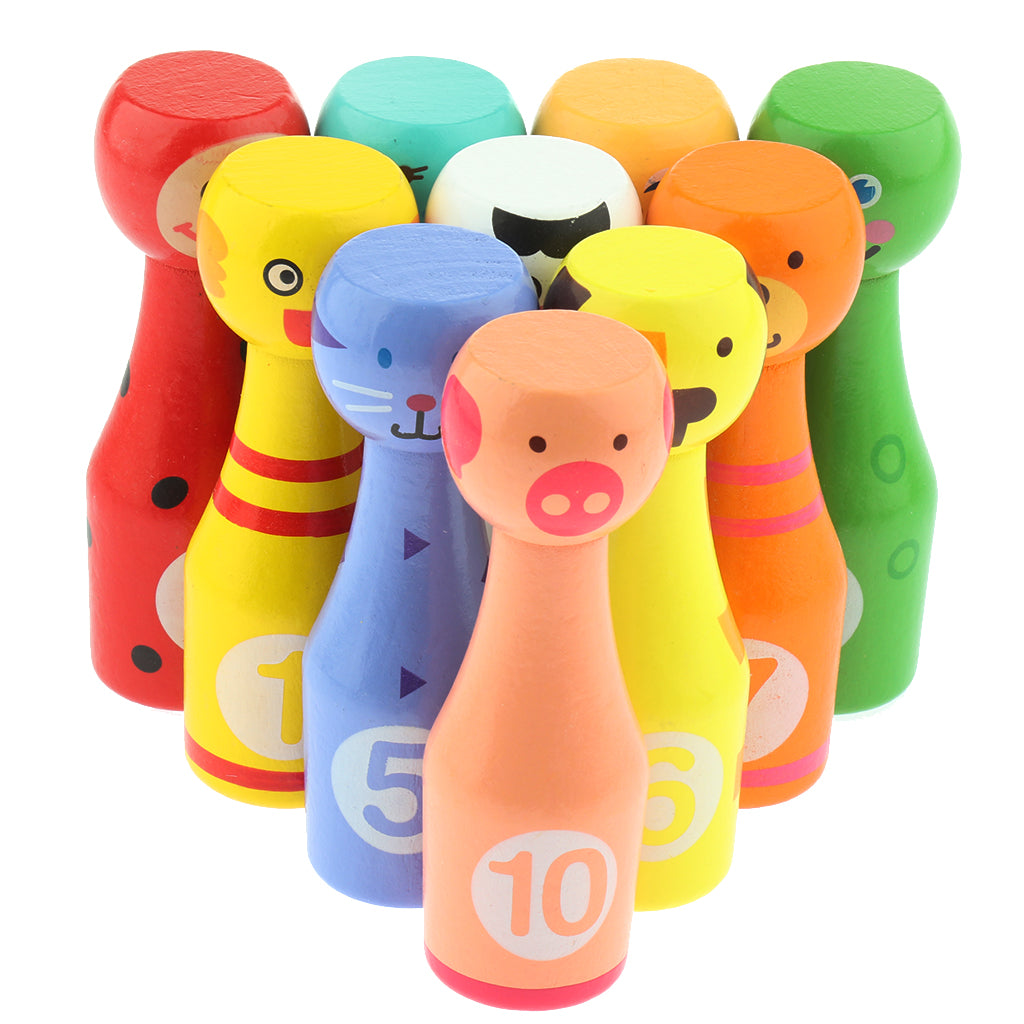 Large Cartoon Animals Bowling Toy Indoor Kids Bowling Toys for Kids Children