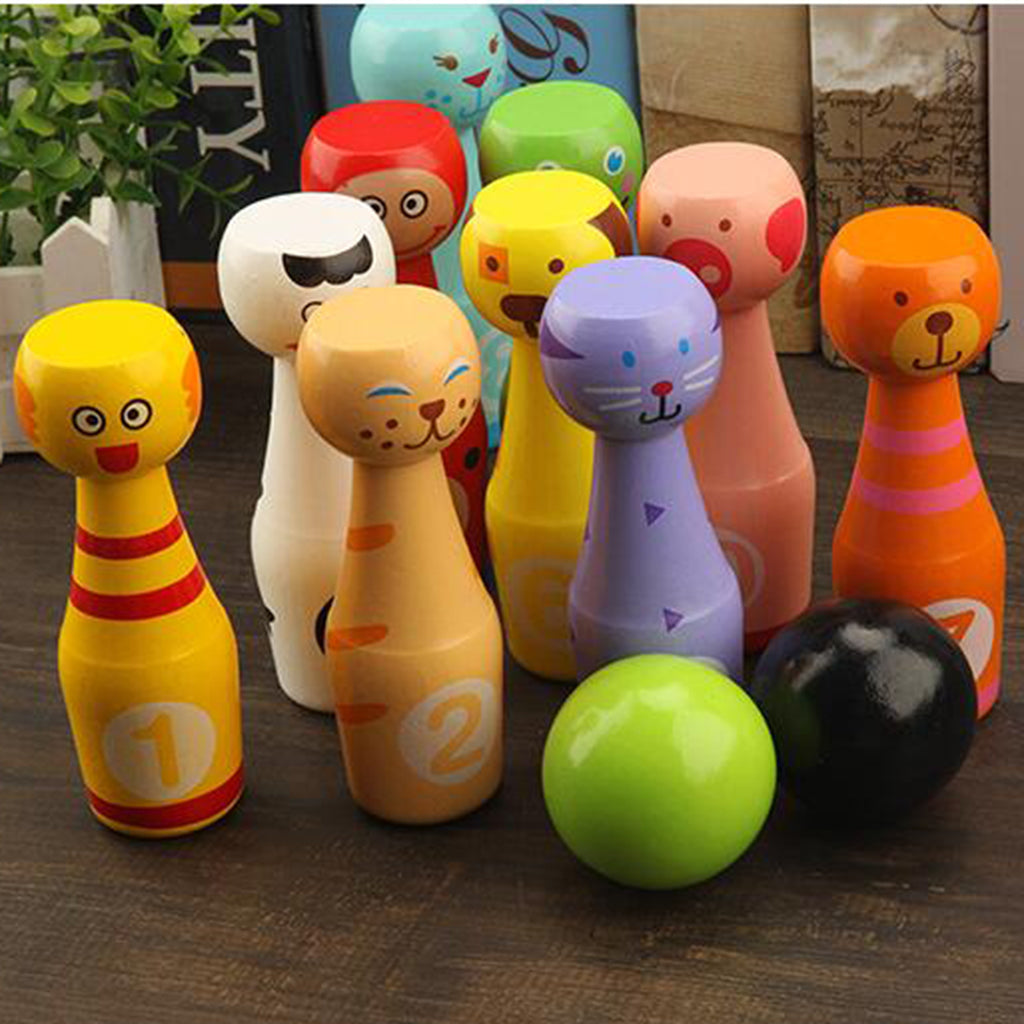 Large Cartoon Animals Bowling Toy Indoor Kids Bowling Toys for Kids Children