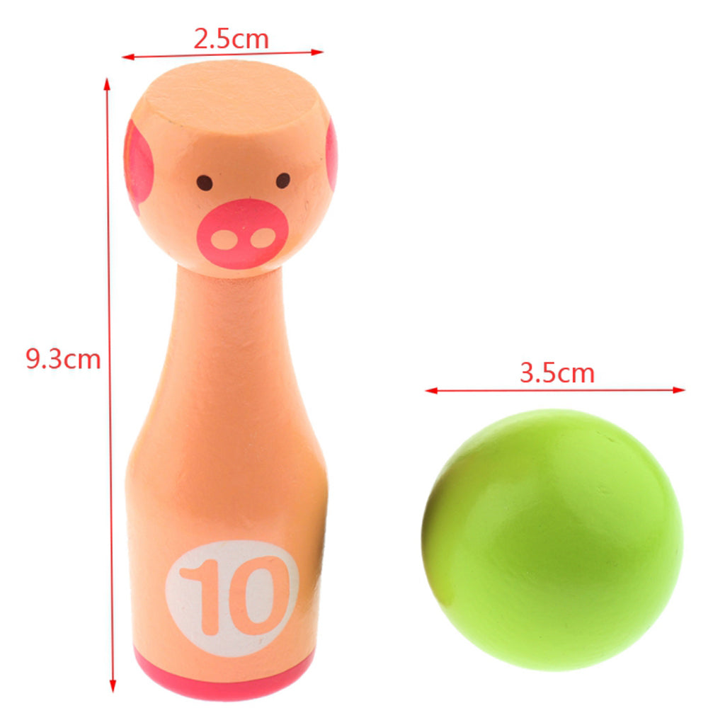 Large Cartoon Animals Bowling Toy Indoor Kids Bowling Toys for Kids Children