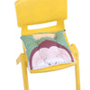 Velvet Cartoon Dining Chair Pad Seat Cushion Pads with Ties for Kids 40x40cm