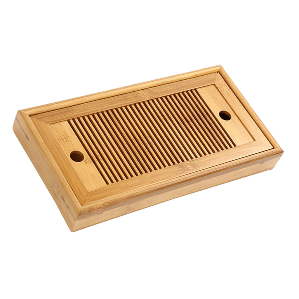 1 Pc Bamboo Classic  Reservoir Tea Tray Chinese Gongfu Tea Table Tray Small