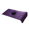 Soft Beauty Massage SPA Treatment Bed Cover Sheet With Breath Hole Purple