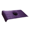 Soft Beauty Massage SPA Treatment Bed Cover Sheet With Breath Hole Purple