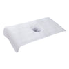 Soft Beauty Massage SPA Treatment Bed Cover Sheet With Breath Hole White