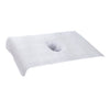 Soft Beauty Massage SPA Treatment Bed Cover Sheet With Breath Hole White