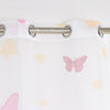 Butterfly Printing Sheer Curtains Window Voile Panels for Bedroom 200x100cm