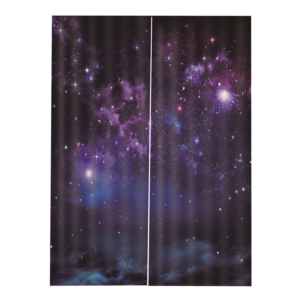 Starry Sky Printed 3D Window Curtains for Living Room Bedroom Decor 150x166cm