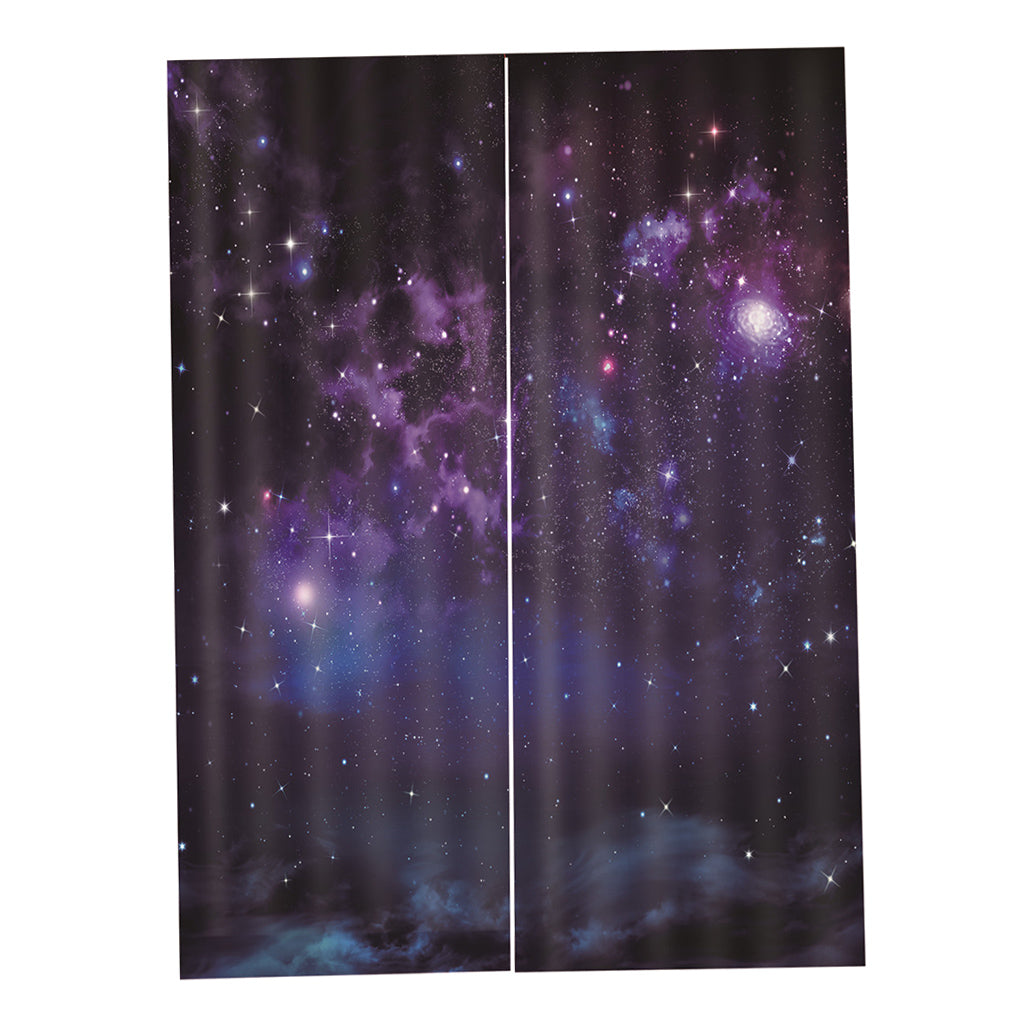 Starry Sky Printed 3D Window Curtains for Living Room Bedroom Decor 150x166cm