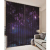 Starry Sky Printed 3D Window Curtains for Living Room Bedroom Decor 150x166cm