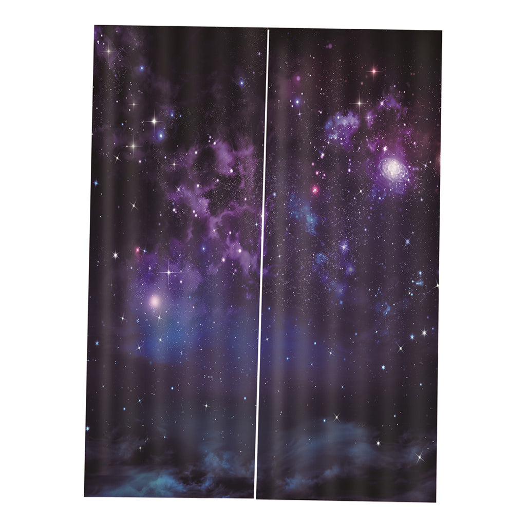 Starry Sky Printed 3D Window Curtains for Living Room Bedroom Decor 150x166cm