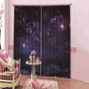 Starry Sky Printed 3D Window Curtains for Living Room Bedroom Decor 150x166cm