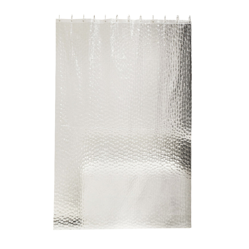 Mildew Resistant Anti-Bacterial PEVA Shower Curtain Liner White 180x200cm