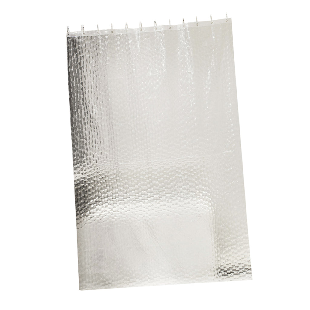 Mildew Resistant Anti-Bacterial PEVA Shower Curtain Liner White 180x200cm