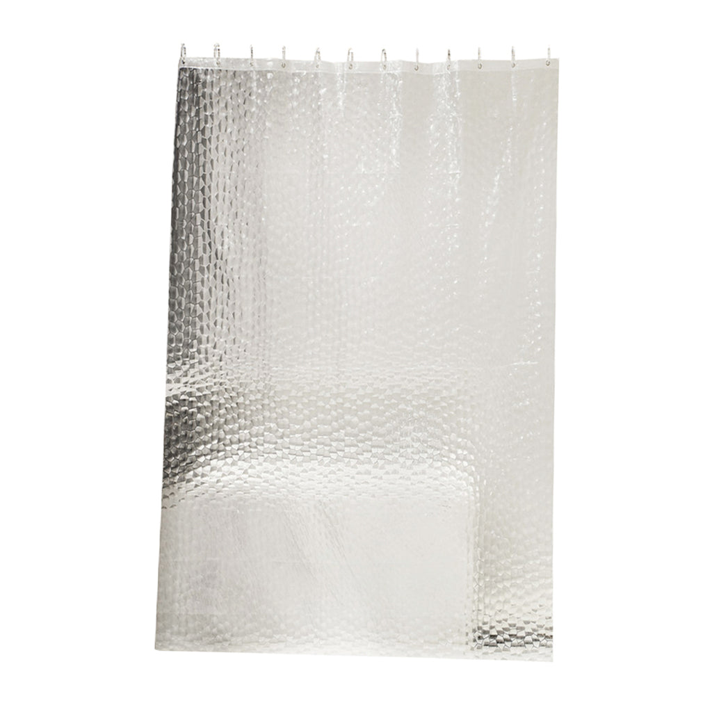 Mildew Resistant Anti-Bacterial PEVA Shower Curtain Liner White 180x200cm