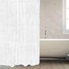 Mildew Resistant Anti-Bacterial PEVA Shower Curtain Liner White 180x200cm