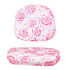 Elastic Separate Office Computer Rotating/Swivel Chair Cover  Rose_Pink