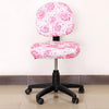 Elastic Separate Office Computer Rotating/Swivel Chair Cover  Rose_Pink