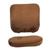 Removable Stretchable Slipcover Office Computer Chair Covers Brown