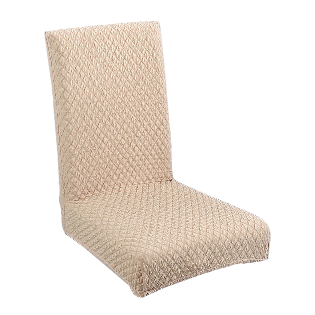 Dining Room Chair Cover Stool Seat Protector Banquet Chair Slipcover Beige