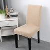 Dining Room Chair Cover Stool Seat Protector Banquet Chair Slipcover Beige