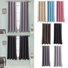 Solid Color Blackout Window Curtains Panels for Bedroom Black 52x63inch