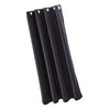 Solid Color Blackout Window Curtains Panels for Bedroom Black 52x63inch