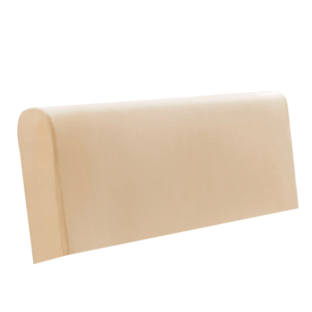 Dustproof Stretchable Bedroom Bed Headboard Cover Protector Beige