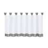 Customize Cafe Window Curtain Kitchen Curtain Tier #5 47x24 Inch, Grey