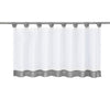 Customize Cafe Window Curtain Kitchen Curtain Tier #6 57x24 Inch, Grey