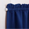 Sliding Glass Window Door Curtain Blackout Panel Rod Pocket Navy Blue