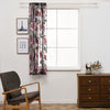 Kitchen Window Short Roman Blinds Curtains Panel Purple Peony 60x140cm