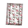 Kitchen Window Short Roman Blinds Curtains Panel Purple Peony 60x140cm